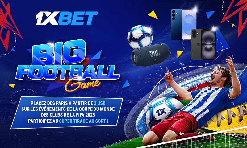 Profitez de la Coupe du Monde des Clubs de la FIFA 2025 avec une superbe promotion 1xBet !