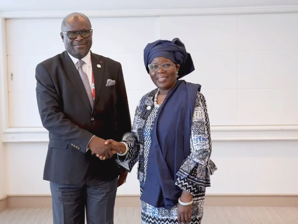 Coopération bilatérale : La VP Talata échange avec le ministre gabonais des affaires étrangères