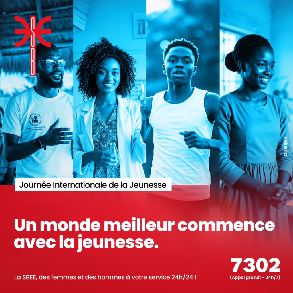 Journée Internationale de la Jeunesse : La SBEE croit en une jeunesse engagée, ambitieuse et prête à relever les défi