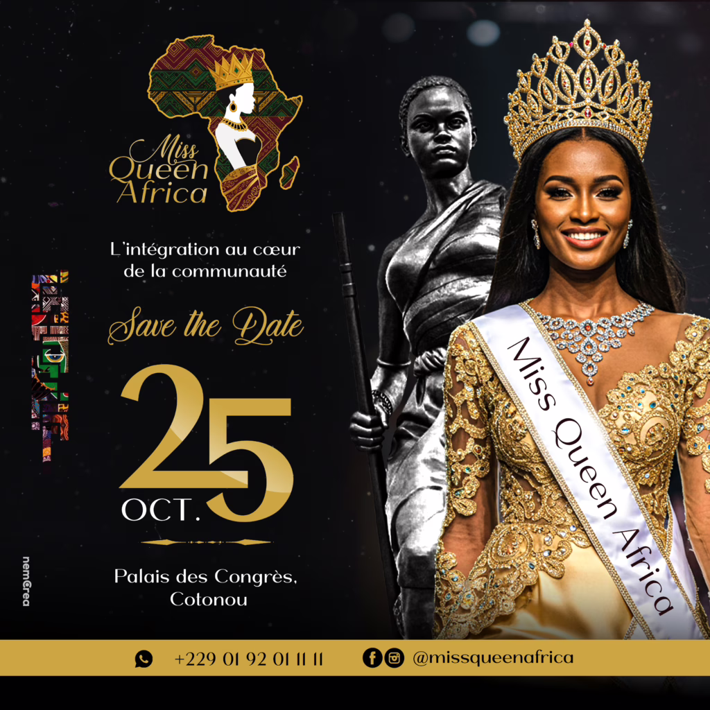 Concours Miss Queen  Africa 2025 : La finale prévue pour le 25 octobre prochain à Cotonou
