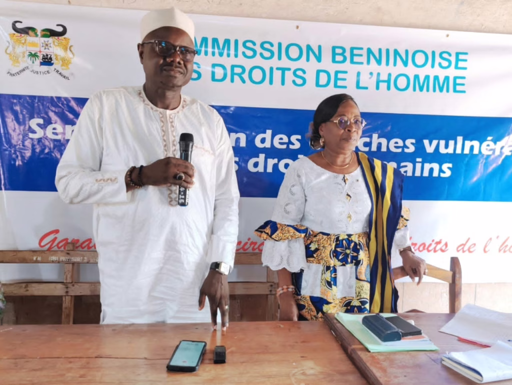La CBDH sensibilise les couches vulnérables sur les droits humains au Bénin
