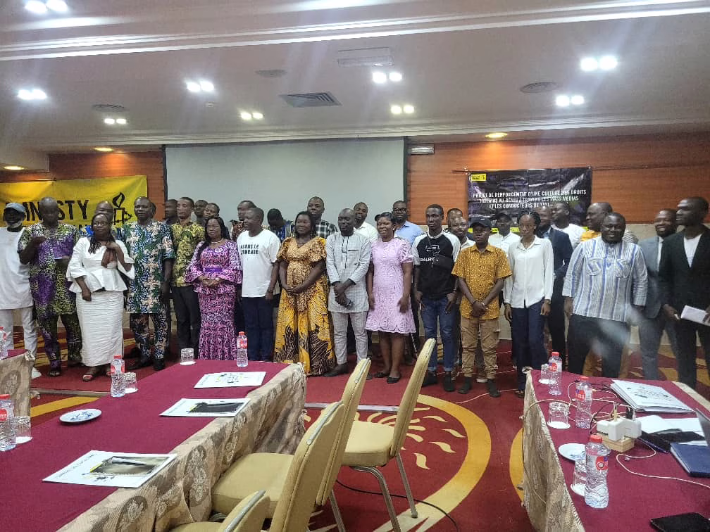 Comportements à adopter en période électorale : Amnesty International Bénin renforce les capacités des journalistes