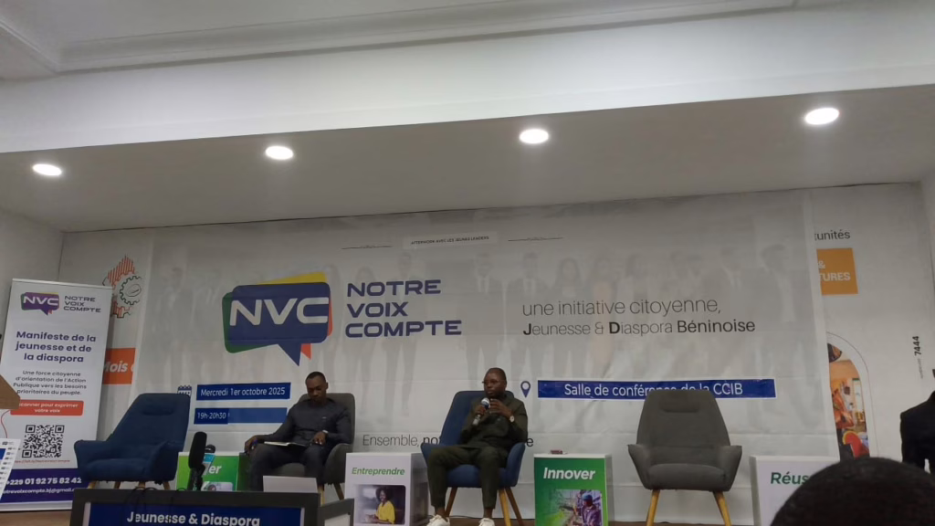 Bénin  : Le projet  » Notre Voix Compte » présenté aux jeunes leaders et la diaspora