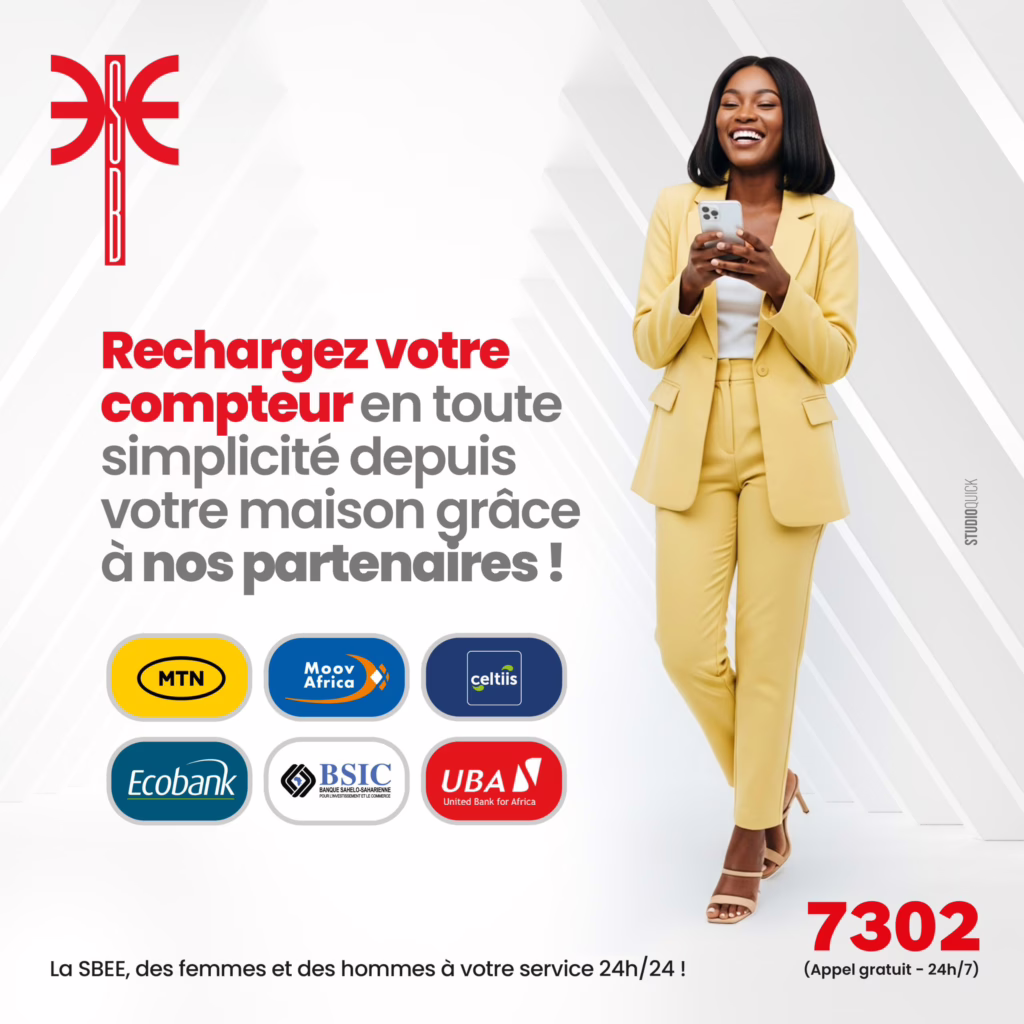 Énergie Électrique : La SBEE révolutionne la recharge des compteurs 