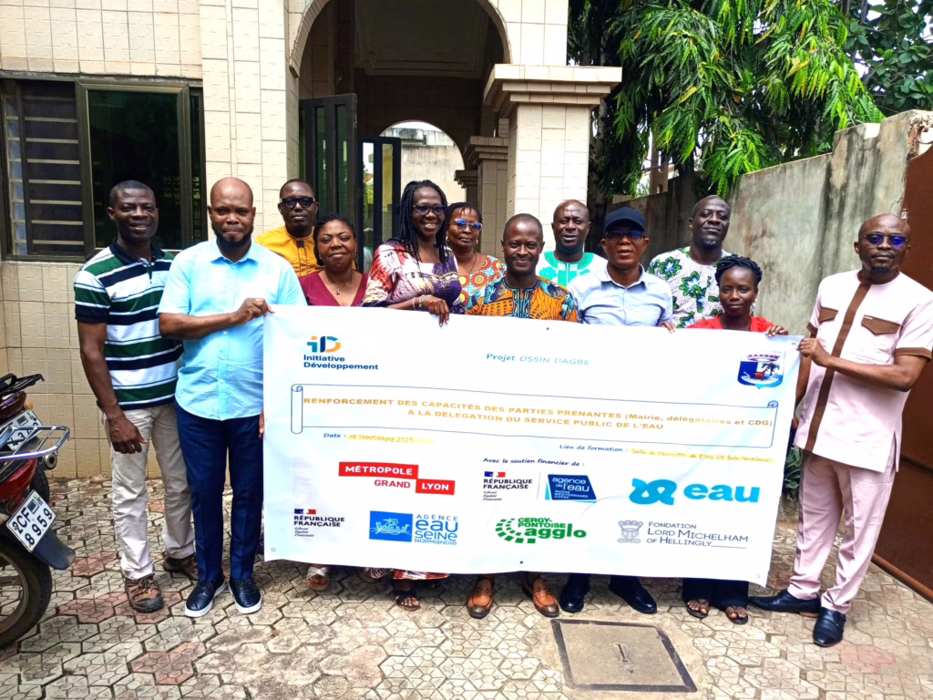 Gestion de l'eau : L’ONG ID Ossin Dagbé renforce les compétences  des cadres de la Mairie de Porto-Novo