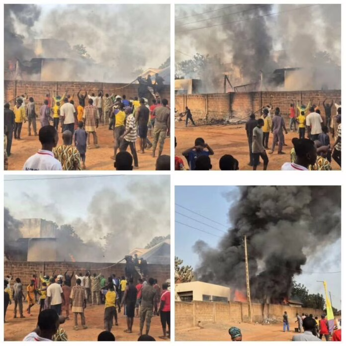 Bénin  :  Incendie au Chud/Borgou, d&rsquo;importants dégâts matériels enregistrés