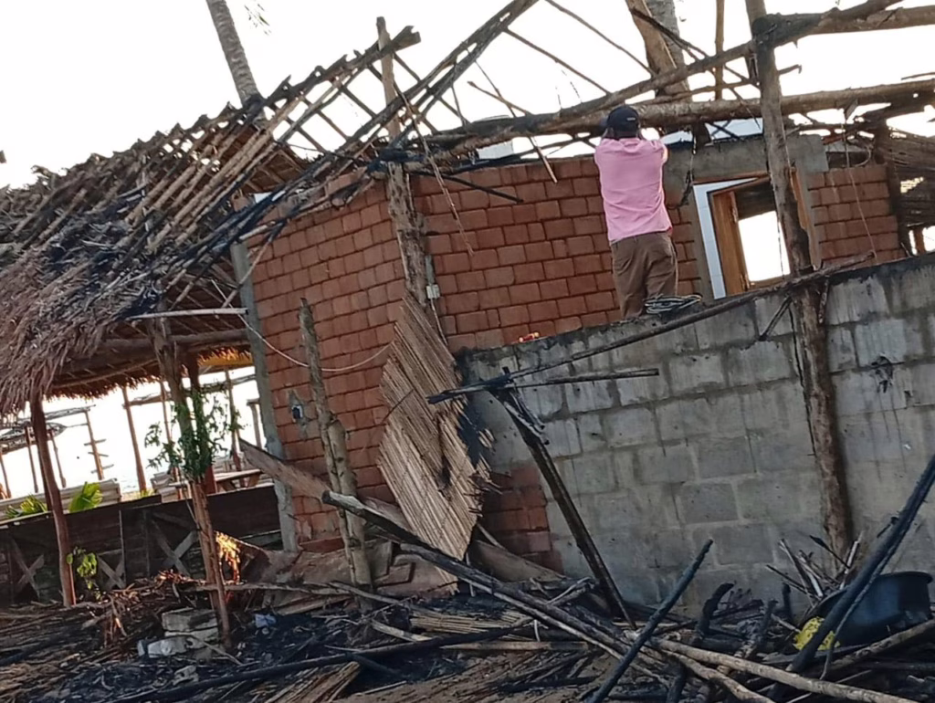 Abomey-Calavi  : Un bar échappe de justesse à un incendie à la plage de Togbin