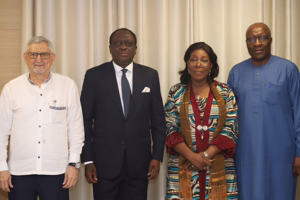 Audience à la Cour constitutionnelle  : Le vice-président de la Cour reçoit une mission préélectorale du NDI