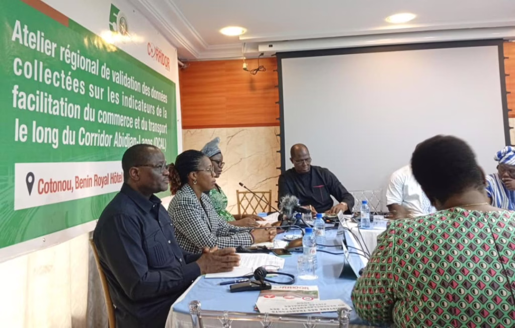 Facilitation du commerce sur le corridor Abidjan-Lagos :  La validation provisoire du rapport de collecte des données sur les indicateurs au cœur d&rsquo;un atelier à Cotonou