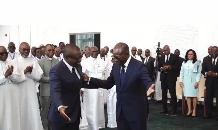 Réconciliation de l’ECC : Talon et Wadagni assiste à la remise du rapport de transition 