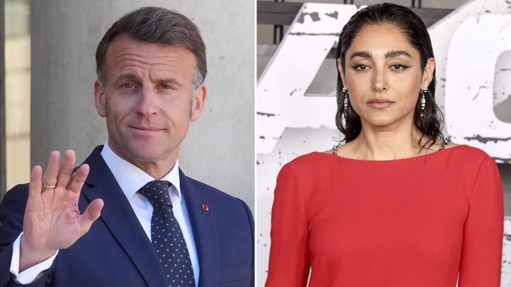 France : Un livre qui évoque une relation « platonique » entre Macron et l&rsquo;actrice iranienne Golshifteh Farahani
