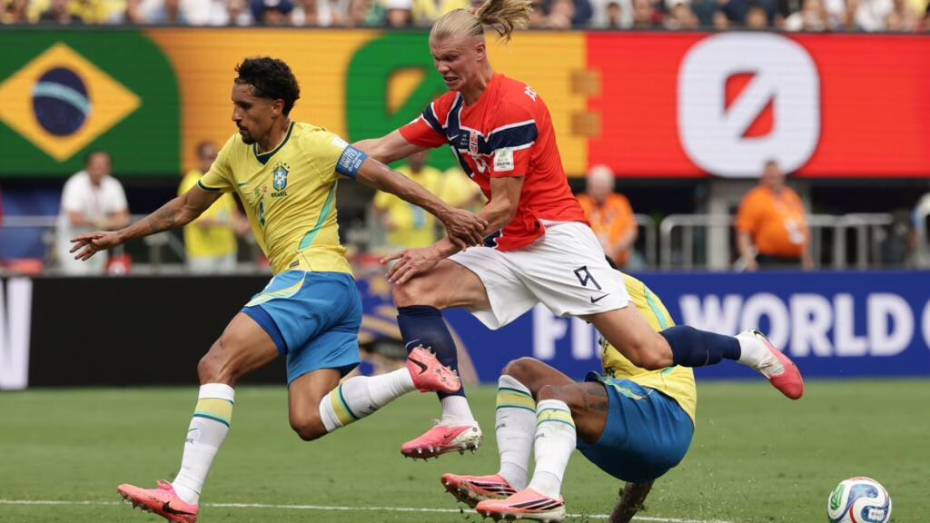Coupe du monde 2026 :  Haaland met KO le Brésil et envoie la Norvège en quart de finale