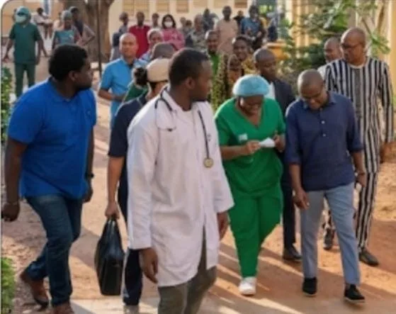 Parakou  : Visite surprise du président Wadagni aux urgences du CHD