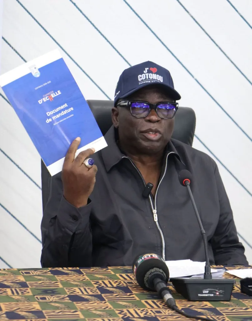‎En visite à l’hôtel de ville de Cotonou : Rachidi Gbadamassi salue le projet de mandature de Luc Gnacadja