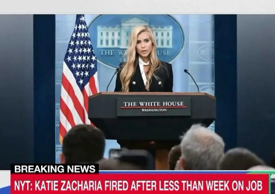 États-Unis : Katie Zacharia, la nouvelle porte-parole de Trump, poussée vers la sortie après cinq jours