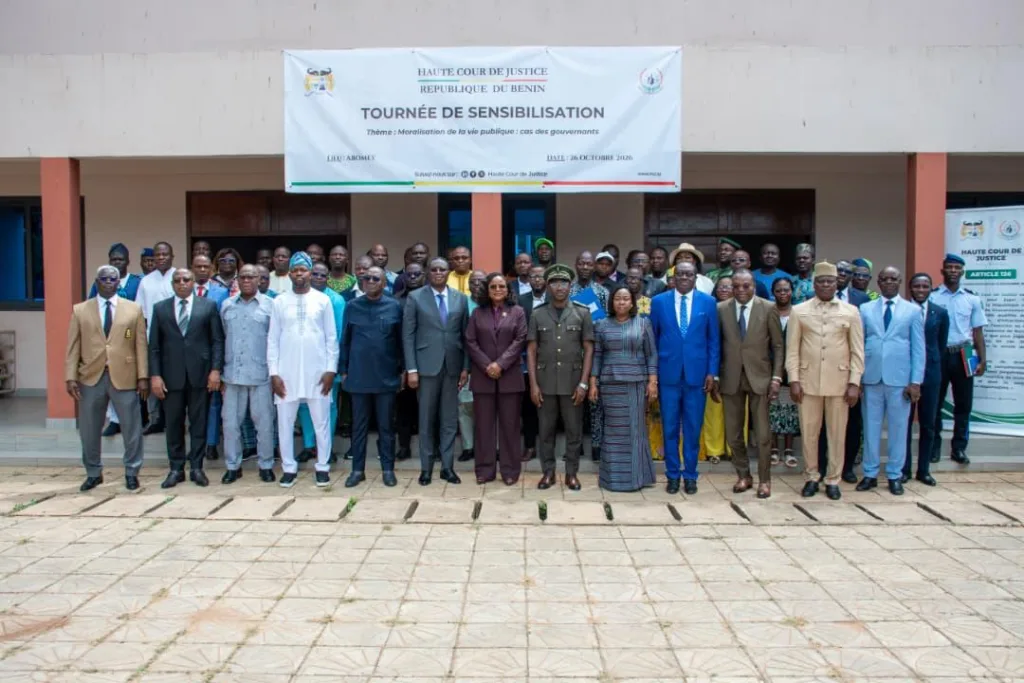 Moralisation de la vie publique : La Haute Cour de Justice à la rencontre des autorités locales à Abomey