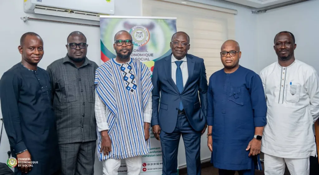Audience au cabinet du Président du Ces, Abdoulaye Bio Tchané : Le CES promet son soutien à l&rsquo;Upmb