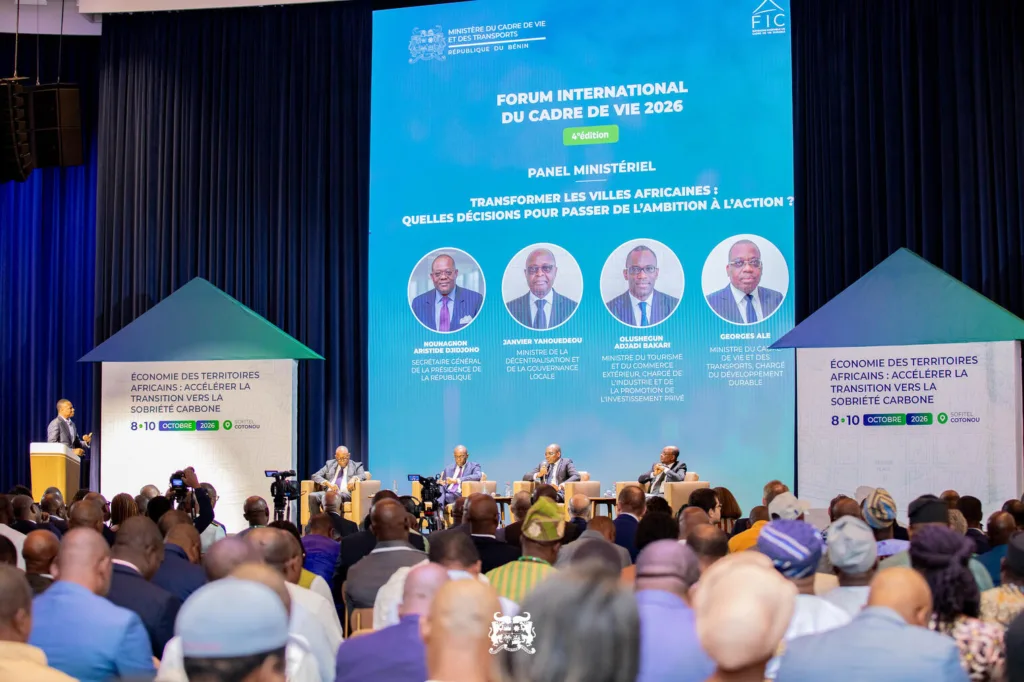 4ème édition du Forum International du Cadre de Vie : Le Bénin en ordre de bataille pour une transition vers la sobriété carbone